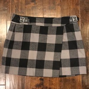 GAP Plaid Wrap Skirt